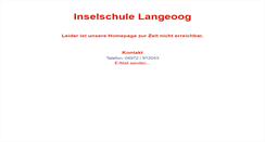 Desktop Screenshot of inselschule-langeoog.de